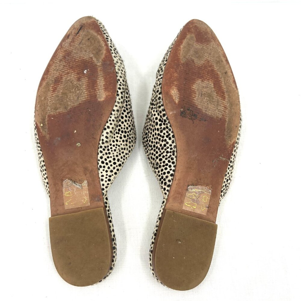 Madewell Remi Suede Animal Print Slip On Mules Women's 6.5 - Picture 6 of 6